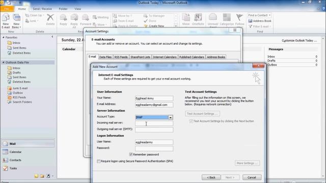 How to setup Outlook to work with Gmail смотреть онлайн