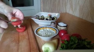 Салат с ЗАПЕЧЁННЫМИ баклажанами!!??