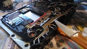 Устранение ошибки коробки Ниссан re5r05a/Repair error P1757 on AT Nissan Xterra re5r05a.