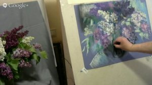 рисуем сирень пастелью с Андрем Кулагиным