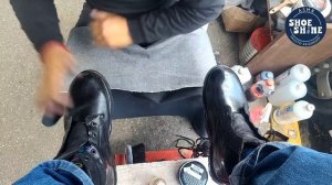 S6E55 Machine man is a Titan  #ASMR #shoeshine #faustoarizmendi