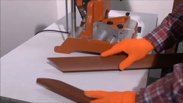 Как работает отрезной станок GREENWOOD GW 44