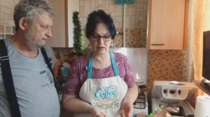 Готовлю комбижир, галушки. Йети нашелся.