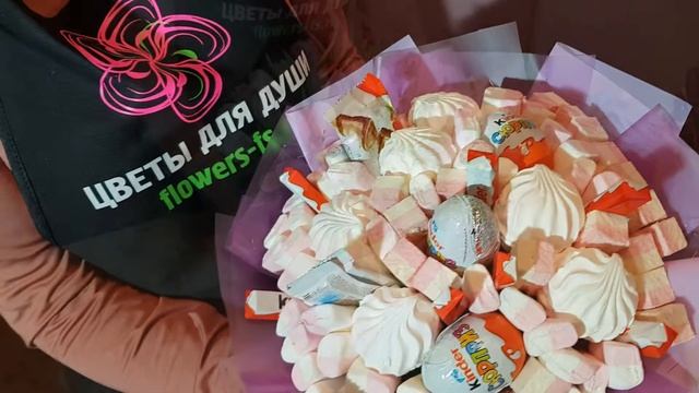 Съедобные букеты от магазина "Цветы для души" в Санкт-Петербурге