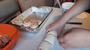 СЛОЙКИ - РУЛЕТИКИ С РЫБОЙ(ФАРШ РЫБНЫЙ)