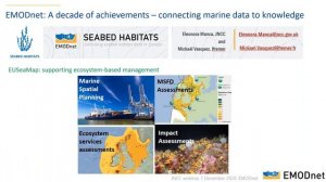 EMODnet: Open Source Marine Data, Digital Products and Services for Europe and beyond