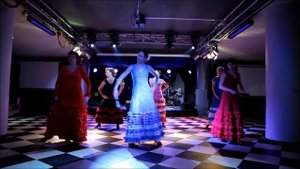 Фламенко. Танец с веером. Guajiras. Akopova Dance Studio. Москва