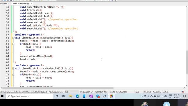 SinglyLinkedListInCplusplus смотреть онлайн