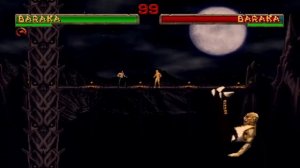 Mortal Kombat 2 - Pit Fatality Demonstration