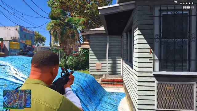 6 ЗВЕЗД РОЗЫСКА ВЫЖИВАНИЕ ЗА ФРАНКЛИНА, ТРЕВОРА И МАЙКЛА В ГТА 5! ОБЗОР МОДА GTA 5! ГТА 5 МОДЫ MODS смотреть онлайн