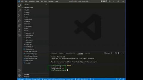 Cocos2d x and Visual Studio Code Integration