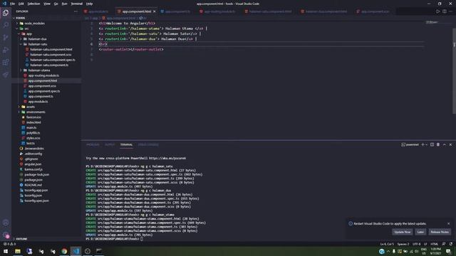 Belajar Angular untuk Pemula #Part 2 - RouterLink #belajarangular смотреть онлайн