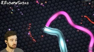 "Реакции Летсплейщиков" на Поражение в Slither.io