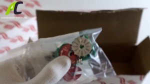 Коллектор регулирующий FAR 3/4" (ВР-НР) с 4 отводами 1/2" НР (межосев. 45 мм), плоское уплотнение