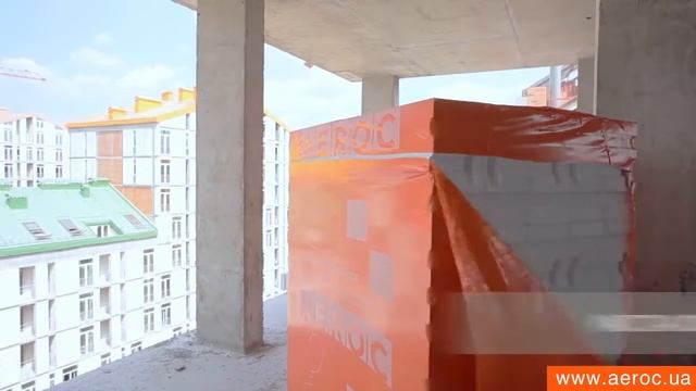 Производство и кладка газобетонных блоков AEROC смотреть онлайн