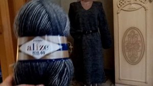 Платье регланом сверху с v образным вырезом/Обзор готового изделия