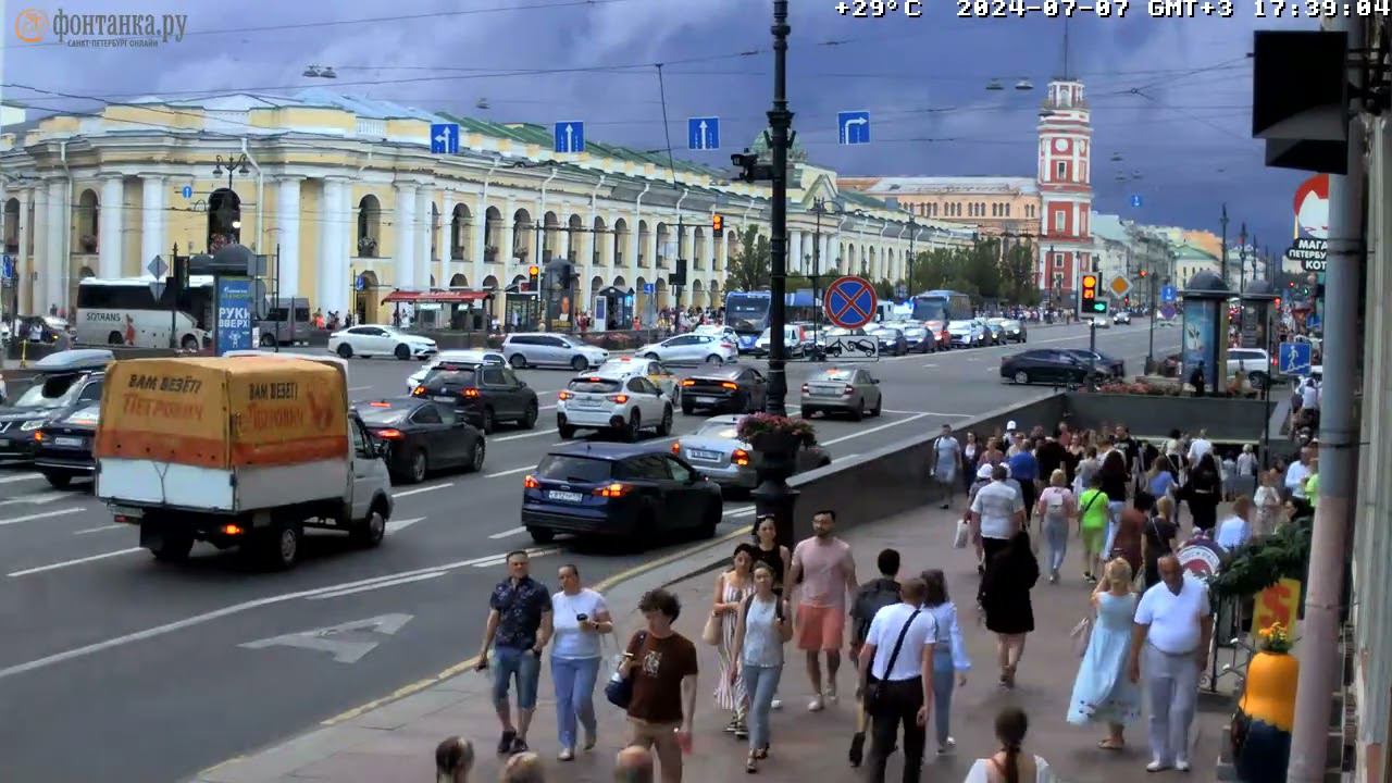 Видео как в Санкт-Петербург пришёл шторм из-за атлантического циклона «Делия». смотреть онлайн