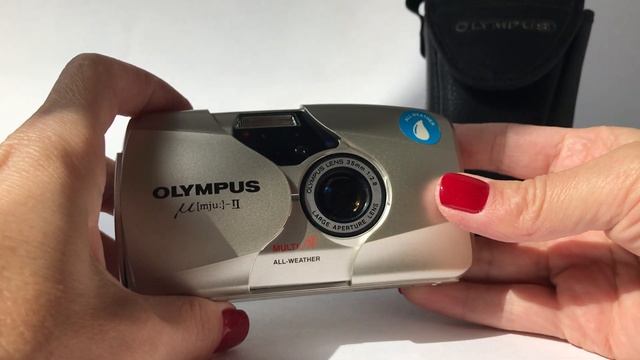 35mm film camera Olympus MJU 2 смотреть онлайн