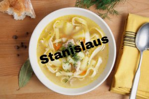 Куриный суп с фантастической домашней лапшой.