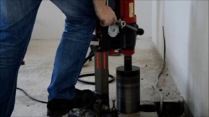 Сверление бетона сверлильной машиной ДИАМ (DIAM)