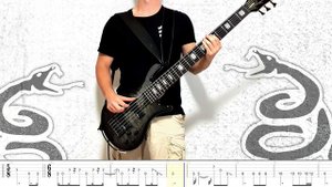 Metallica - Nothing Else Matters - Bass Cover with Play Along Tabs