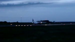 Посадка Ан-24 в аэропорту Йошкар-Олы