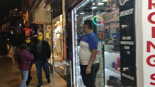 АНТАЛИЯ ПРОГУЛКА ВЕЧЕРНЯЯ. ЦЕНТР ГОРОДА - МУРАТПАША. БЕЗ КОММЕНТАРИЕВ.