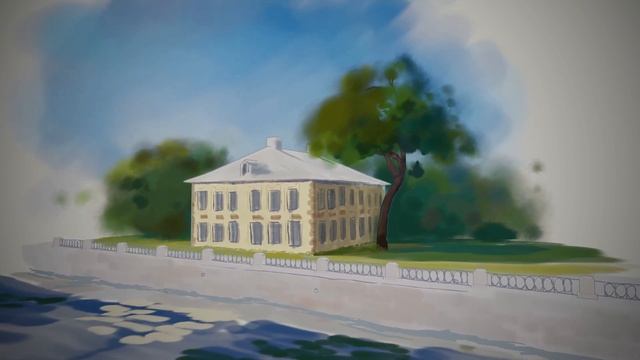 Sketch of St. Petersburg with Blender&Grease Pencil.Летний дворец Петра I смотреть онлайн