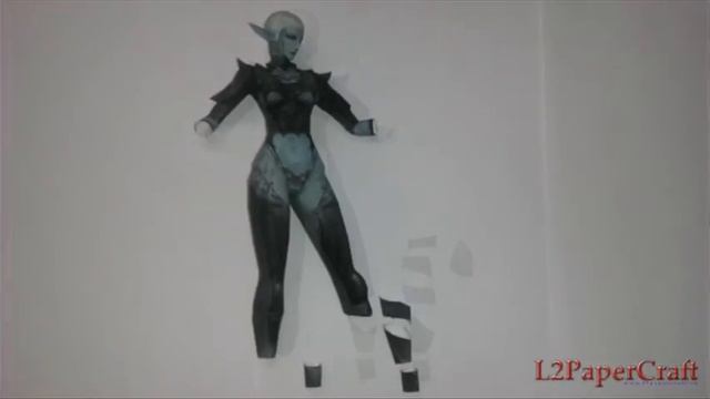 L2PaperCraft - Dark Elf Blade Dancer PaperCraft смотреть онлайн