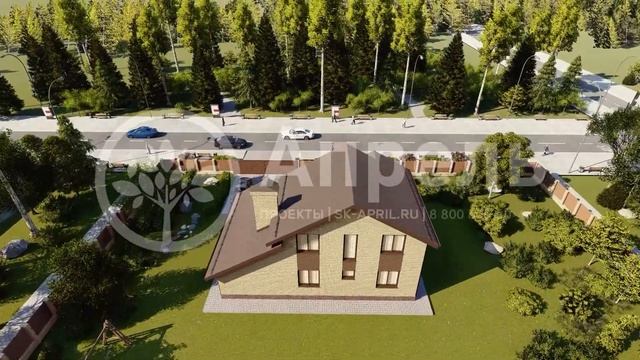 Типовой проект дома с мансардой и гаражом на одно авто смотреть онлайн