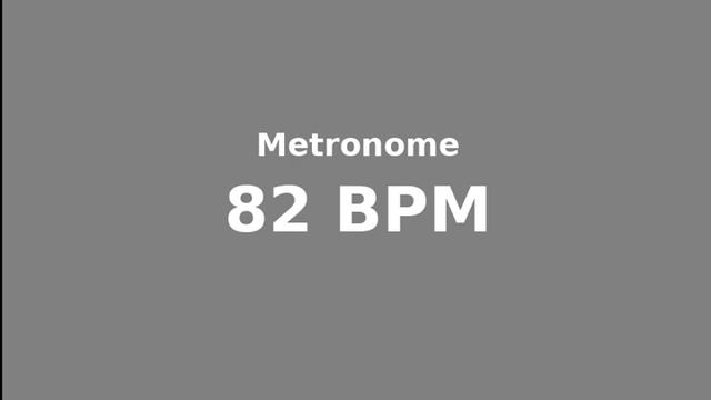 metronome 82 bpm