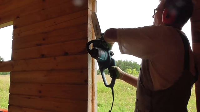 Обсада (окосячка) в деревянном доме / Наша дача - эксперимент
