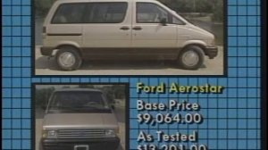 Road Test: Ford Aerostar (1985)