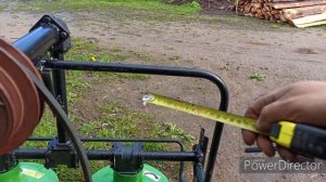 Первый запуск - Установка мотора на  роторную косилку от мотоблока для мини трактора кмз  (часть2.)