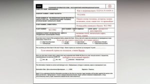 Как заполнить анкету/бланк на борту самолета в Турцию. Отдых в Турции 2020