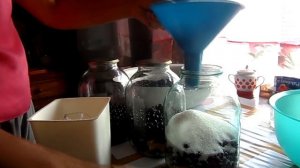 Компот из черноплодной рябины и яблок на зиму.