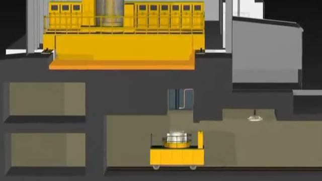 Отправка отработанного ядерного топлива из реактора во временное хранилище ОЯТ, Венгрия, АЭС Пакш