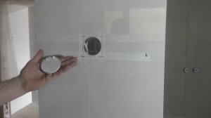 Установка подрозетников в крупном формате керамогранита .