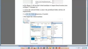 Fix Hyper-V did not find virtual machines to import from location error in Hyper-V Manager