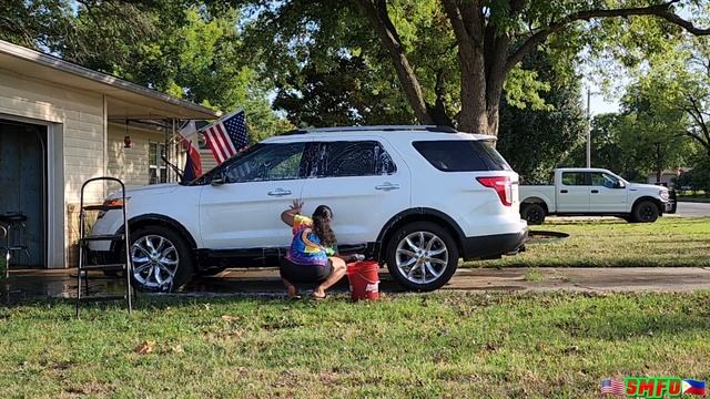 Washing My 2011 Ford Explorer Car | #carwash #home #summer смотреть онлайн