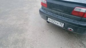 Дым из выхлопной, опель омега б