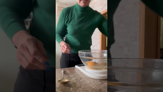Кекс из клетчатки#вкусно #худеемвместе #мукбанг