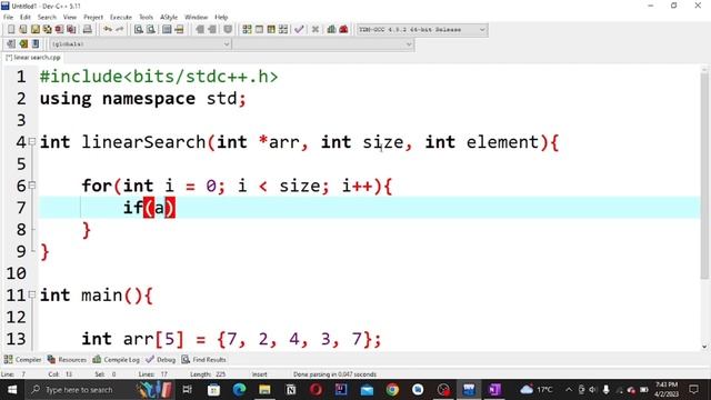Linear Search Algorithm Explained with Time Complexity Analysis