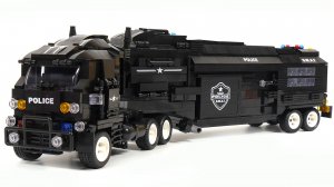 Собираем полицейский грузовик из LEGO - конструктор WOMA SWAT CORPS C0552 SWAT truck