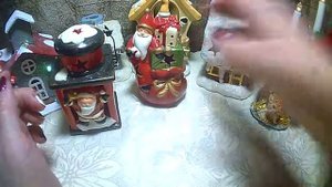Коллекция новогодних домиков.