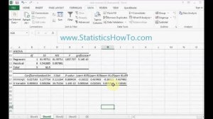 How to find Regression in Excel 2013