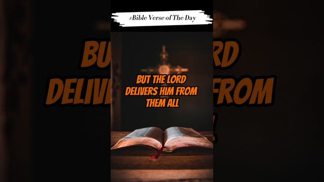 Bible Verse of the Day | Psalm 34:19 | Vertical Ro