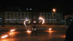 Огненное и световое шоу «Asteria» - огненное шоу «Dangerous»