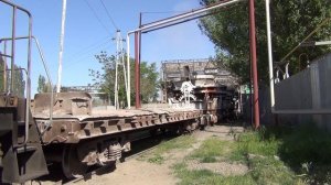 ТГМ4Б-1000 с вагонами-шлаковозами