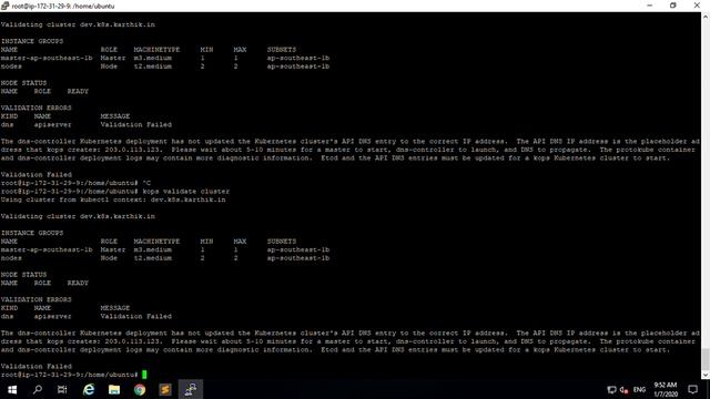 Setup Kubernetes Cluster on AWS, using AWS infrastructure смотреть онлайн
